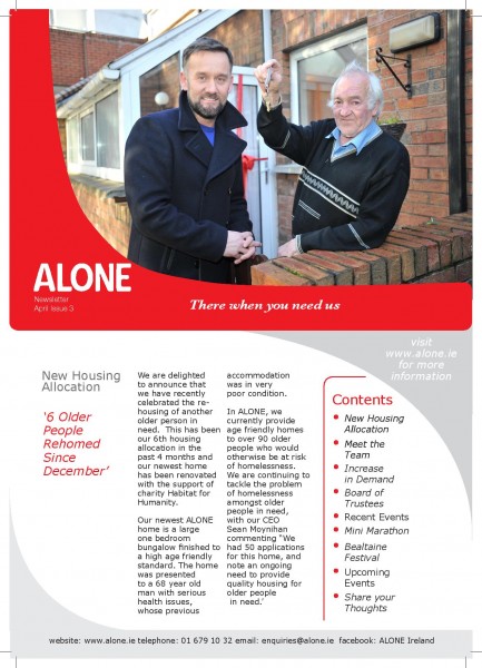 2013 ALONE Spring Newsletter