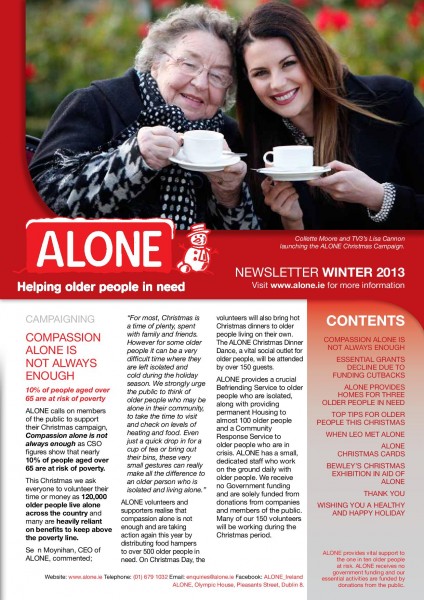 2013 ALONE Winter Newsletter