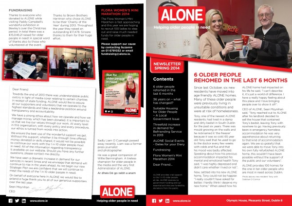 2014 ALONE Spring Newsletter