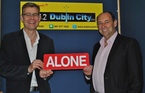 CEO of ALONE, Seán Moynihan and CEO of Dublin City FM, Mick Hanley