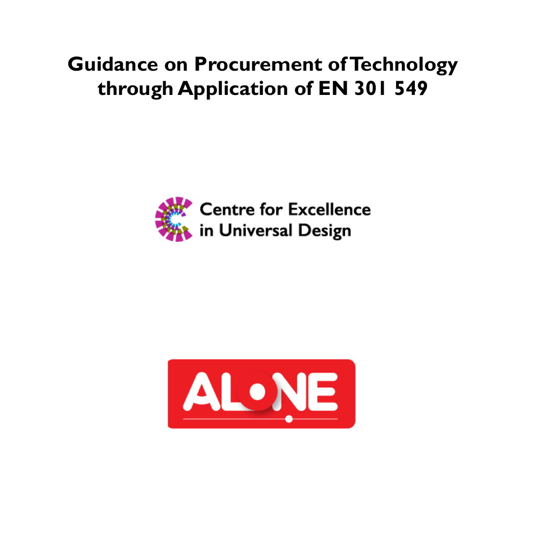 Guidance on Procurement of Technology through Application of EN 301 549