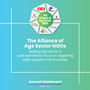 The Alliance of Age Sector NGOs Annual Statement 2022