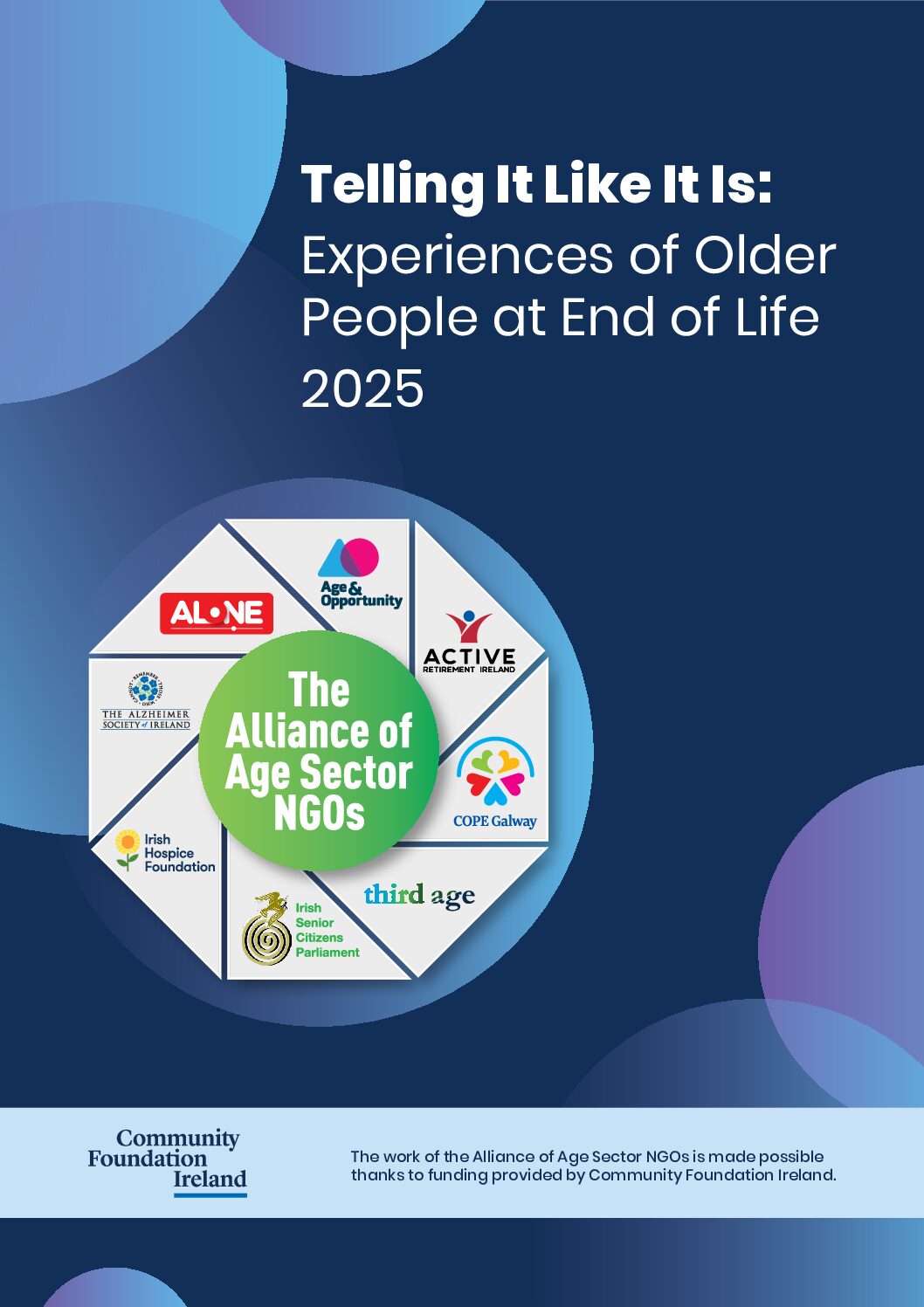 Final Report - TILII3 - Experiences of Older People at End of Life - Oct 2025 document cover
