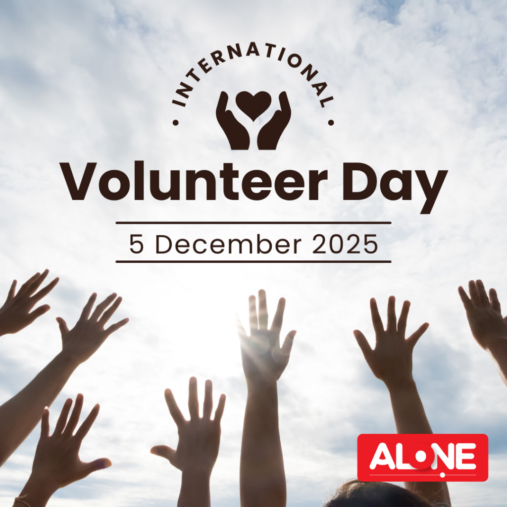 ALONE Celebrates International Volunteer Day: Recognising the Power of Volunteers in Supporting Older People