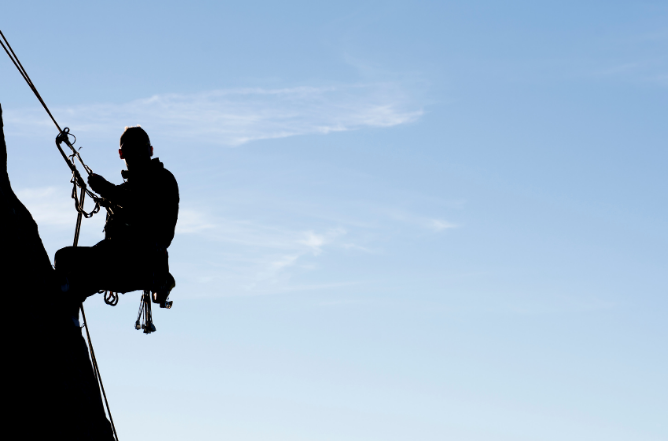 Abseil for ALONE